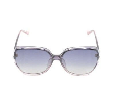 BOLON BL5068 SQUARE POLARIZED SUNGLASSES CLEAR PURPLE 58-16-146 NEW - Image 1 of 4