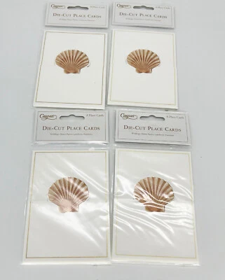 Tendas mistas de cartão Caspari Die-Cut festa férias papel pop-up lugar 4 pacotes novo na caixa - Imagem 1 de 4