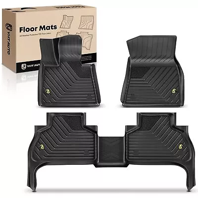 3x Alfombrillas delanteras y traseras negras para BMW X5 G05 2019 2020 2021 2022 2023 Foto 1 de 4