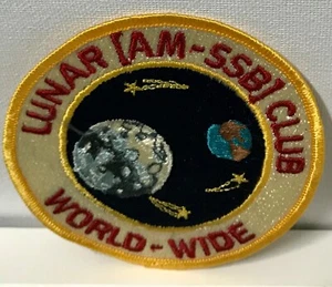 Woven Badge Lunar [AM - SSB] Club World-Wide Sew on Cloth Patch - Picture 1 of 1