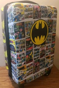 Batman Kids Carry On Luggage 20" Hard-Side Travel Suitcase With Wheels - Picture 1 of 9