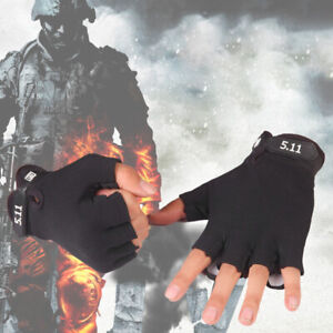 Motorcycle Tactical Half Finger Glove Fingerless Knuckle Outdoor FishingRY
