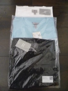3 x H&M Slim Fit Crew Neck Pima Cotton T Shirt Bundle BNWT Extra Large XL - Picture 1 of 24