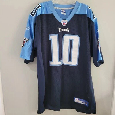 Reebok Authentic NFL Tennessee Titans Vince Young 10 Football Jersey Mens 2XL 52 - Image 1 of 4