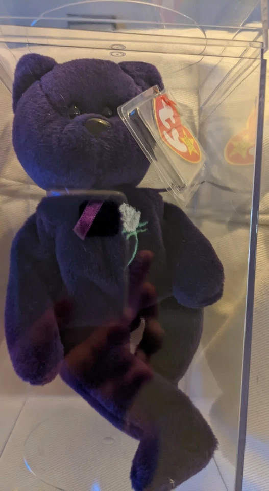 Ty Beanie Babies - 1997 - Princess Bear - Made W/ PE Pellets 4300