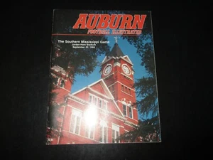 1984 Auburn Tigers Fußballprogramm v Southern Miss Eagles - SAMFORD HALL - Bild 1 von 3
