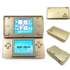 Retrofit Gold Zelda Nintendo DS Lite NDSL Video Game Console With Charger - Picture 1 of 7