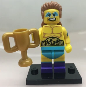 LEGO ® Minifigura Coleccionable Luchador Campeón de Lucha + Copa - col15-14 col241 - Imagen 1 de 17