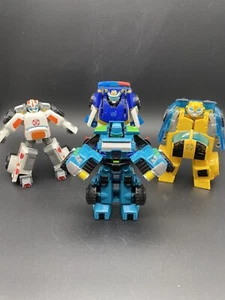 Playskool Heroes TRANSFORMERS RESCUE BOTS LOT - Chase, Medix, Hoist, Bumblebee - Picture 1 of 6
