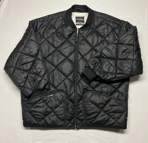 SouthPole Black Quilted Bomber Jacket Y2K Sz XXL Oversized Vintage Streetwear - Bild 1 von 11