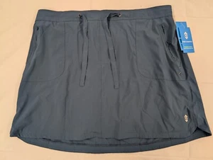 Free Country Beach And Beyond Bermuda Skort Womens Ladies Slate Blue Sz 2X - Picture 1 of 4