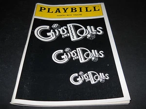 DEC. 1992, PLAYBILL, GUYS AND DOLLS, MARTIN BECK THEATRE, WITH TICKET STUB - Bild 1 von 2