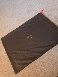Kate Spade NY Handtasche Staubschutzbeutel 27”x 19” braun Kordelzug Gold Logo groß - Bild 1 von 6