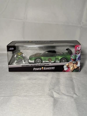 Jada Power Rangers Green Ranger e 2002 Honda NSX Type-R 1:32 fundido novo na caixa - Imagem 1 de 4