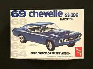 AMT 1969 Chevelle SS 396 Hardtop Model Kit 2212 "New Open Box" USA Made 1977 - Picture 1 of 13