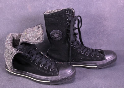 Converse All Star XHi Chucks Sneaker Gr. 36 Leder Boots schwarz Suede BC1583 - Bild 1 von 4