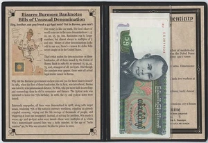 Unique Collection of Burmese Banknotes in Album 🇲🇲 Free Shipping! - Picture 1 of 3