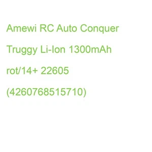 Amewi RC Auto Conquer Truggy Li-Ion 1300mAh rot/14+ 22605 (4260768515710) - Bild 1 von 2