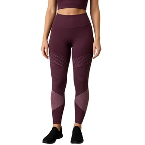 Spanx Moto Leggings 1X weinrot burgund nahtlos Stretch High Waist Hose - Bild 1 von 9