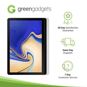 Samsung Galaxy Tab S4 (T835) Wi-Fi/4G 256GB 64GB White - Very Good Condition - Picture 1 of 17