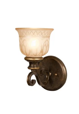 Crystorama Lighting Group 7401 Norwalk 1 Luz 11" Alto Pared - Bronce Foto 1 de 2