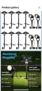 NOB SUNVIE LOW VOLTAGE LANDSCAPE LIGHTS 8 PATH & 4 SPOTLIGHT Wire Connectors Kit - Picture 1 of 10