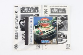 Sega Rally Championship Plus Netlink Edition Complete W/ Manuals