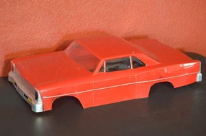 RC 60er Jahre Chevy Nova Rennwagen Karosserie Kunststoffschale lackiert, rot, 1:10? - Bild 1 von 6