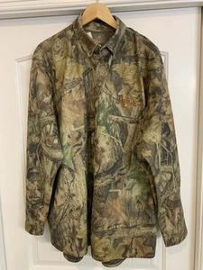 Scent-Lok Button Up Men's XXL Advantage Timber Textured Long Sleeve Shirt/Jacket - Picture 1 of 10