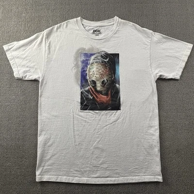 Camisa DGK Adulto Grande Blanca Manga Corta Skateboarding Informal Para Hombre Foto 1 de 4