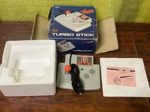 PC Engine Turbo Stick PI-PD4 Fighting Controller NEC Game Boxed Japan Tested C91 - Picture 1 of 6