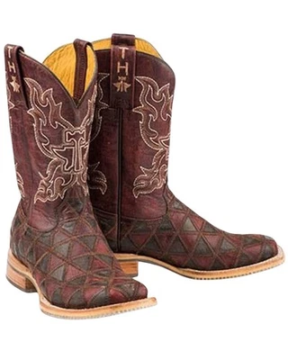 Linda bota para mujer Tin Haul Angel Western punta cuadrada ancha - 14-021-0007-1361 BR Foto 1 de 2