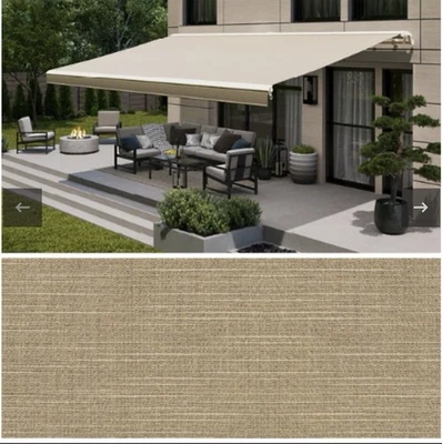 SunSetter  Awning Silica Dune 20' Wide x 11'8" Proj. SUNBRELLA (FABRIC ONLY) - Image 1 of 4