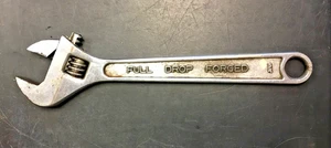 Fuller No. 10, Llave ajustable de aleación cromada Llave media luna Japón, 10" de largo - Imagen 1 de 4