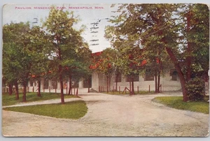 Postkarte Pavillon @ Minnehaha Park Minneapolis Minnesota cir. 1910 N-1 - Bild 1 von 2