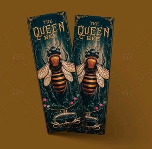 Custom Printed Tarot Queen Bee Bookmark With Tassle Ideal Gift For Readers - Picture 1 of 1