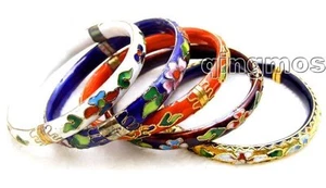Venta al por mayor 5 piezas brazalete de esmalte Cloisonne para mujer joyería Cloisonne - Imagen 1 de 7