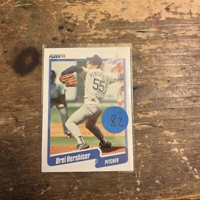 1990 Fleer - #399 Orel Hershiser - Image 1 of 2