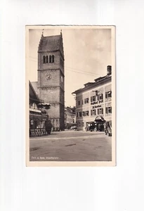 7972) ZELL am SEE - Stadtplatz mit Gasthof POST u. sehr altem AUTO 1950 - Bild 1 von 2