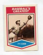 1989 CMC BASEBALL'S GREATEST TY COBB , DETROIT TIGERS