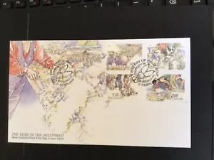 NEW ZEALAND FDC -2003 THE YEAR OF THE SHEEP SG 2566/70 - Picture 1 of 1