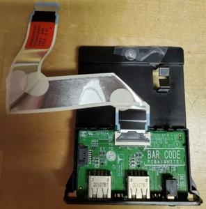 LG 34WQ75C Side USB Board Cover & Screw EAX69827001 MCK716121 - NO MONITOR - Picture 1 of 5