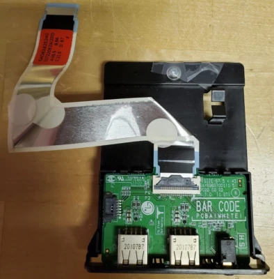 LG 34WQ75C Side USB Board Cover & Screw EAX69827001 MCK716121 - NO MONITOR - Image 1 of 4