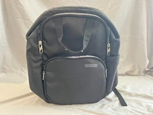 American Tourister Brookside Laptop Backpack Black 15”H X 12”W NWOT Carry On - Picture 1 of 4