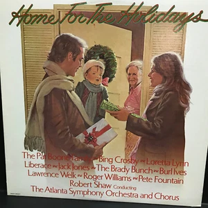 Christmas Home For The Holidays Comp 1978 MSM-35007 Lp Vinyl Record Crosby Lynn - Imagen 1 de 7