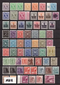 AM0417) GERMANY REICH Area WWII, MNH Stamps with Germania - Picture 1 of 1