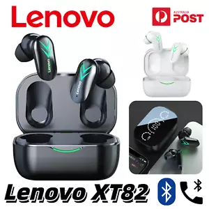 Bluetooth Earphones LED Wireless Headphones Stereo Bass Music Sport Earbuds Mic - Picture 1 of 20