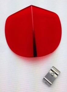 Vintage Style Red Hood BI-FLECTOR Windshield Reflector - Picture 1 of 2