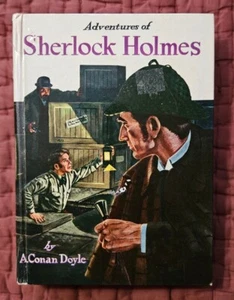 Adventures of Sherlock Holmes by A Conan Doyle Whitman Classics Hardcover 1955 - Foto 1 di 8