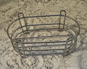 Williams Sonoma Metal Chrome Soap Lotion Caddy Kitchen Bathroom MCM Style - Picture 1 of 5
